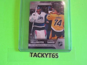 2022-23 NHL Topps Now #186 Connor Hellebuyck / Juuse Saros - Bild 1 von 2