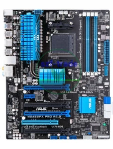 1PCS Used ASUS M5A99FX PRO R2.0 AMD 990FX Motherboard Socket AM3+ DDR3 ATX - Imagen 1 de 1