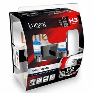 Lunex H3 55W 12V visión nocturna 3600K + 100% más luz 2 bombillas - Imagen 1 de 1