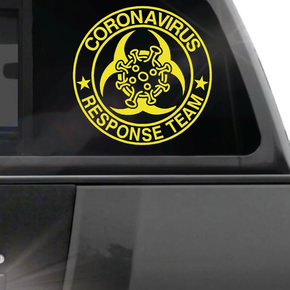 Biohazard Response Team gripe vinilo pegatina pandemia médico enfermera primer respondedor Foto 1 de 1