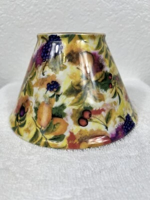 Formalities By Baum Bros Ceramic Candle Shade Fruit Kitchen Decor - Image 1 of 4