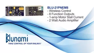 Soundtraxx 884608 Blunami Steam-2 | BLU-21PNEM8 DCC Sound Decoder NEW 4% offer - Picture 1 of 7