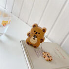 Airpod Silicone Protective Cover For Generation 1+2, And Pros, 3D Cookie Bear