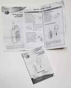 Booklet Manual Only Radio Shack Pro 84 Racing Scanner 200 Channel 64 Pages B&W - Picture 1 of 9