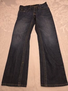Ariat Jeans Mens 33x32 Blue M5 Straight Fit Straight Leg Cowboy Western - Picture 1 of 11