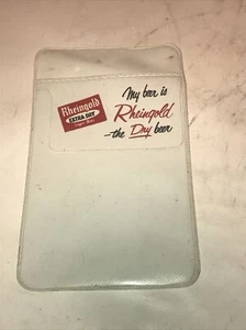 rheingold extra dry lager beer pocket protector vintage breweriana - Picture 1 of 7