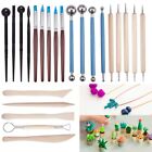 Ball Stylus Pottery Carving Tool Set  Clay Color  Shapers Wooden Sculpture tool