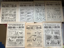 7 X VINTAGE 1916 GARDEN WORK FOR AMATEURS OLD GARDENING NEWSPAPER LOT4