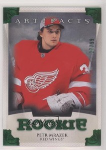 2013-14 Upper Deck Artifacts Rookies Emerald /99 Petr Mrazek #186 Rookie RC
