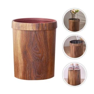 1 Stck. Holz Mülleimer Mülleimer Mülleimer Küche Vintage Mülleimer Retro Holz - Bild 1 von 24