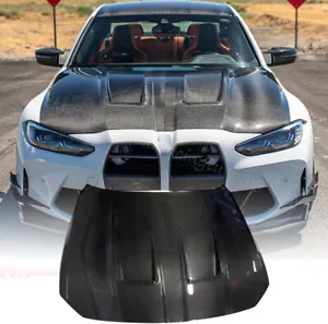 For BMW G80 M3 G82 G83 M4 21-24 DRY CARBON Engine Hood Bonnet Lid Cover BODYKIT - Bild 1 von 15