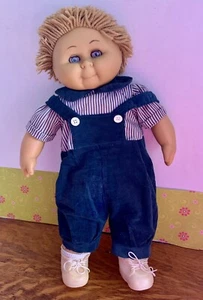 Vintage 1980's David Craft Doll 20" Boy Blue Eyes & Lt Brown Hair, w/Outfit - Picture 1 of 11