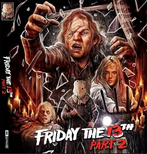 Friday the 13th Part II 2 (4K Ultra HD) Custom Cover! No Movie! - Picture 1 of 2