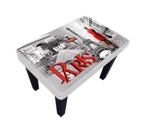 STUNNING PARIS TABLE/FOOTSTOOL. - Picture 1 of 1