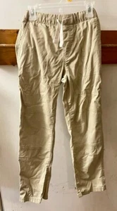Cat & Jack Boys Pull On Straight Leg Pant Size 10, Khaki, Elastic Waist - Picture 1 of 9