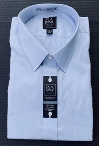Jos. A. Bank Traveler Traditional Fit Dress Shirt Cotton No Wrinkles 18-37 - Picture 1 of 7