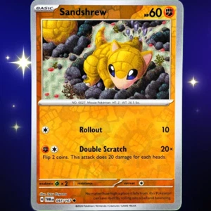 Sandshrew - Holograma inverso - Pokemon Scarlet & Violet Twilight Masquerade #097/167 - Imagen 1 de 3