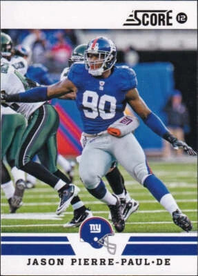 2012 Panini Score #36 - Jason Pierre-Paul - Image 1 of 2