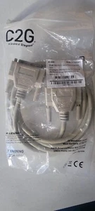 6 Foot RS-232 Serial Cable DB25 Extension Cable, Male to Female - Picture 1 of 1