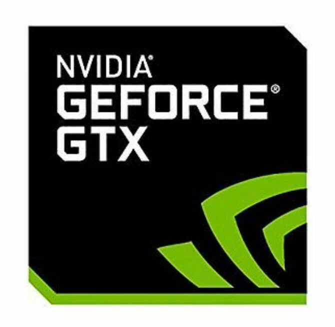 1 pcs Sticker for Nvidia GeForce GTX 17.5 x 17.5mm Case Badge Label Logo USA - Image 1 of 1