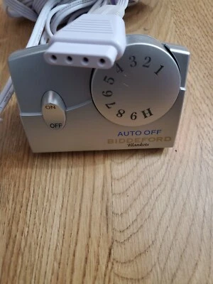 Biddeford Electric Blanket Heat Controller  TC11BA White Heat Control SILVER - Image 1 of 2