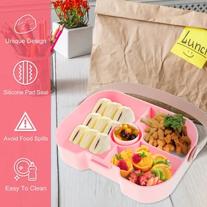 Food Box 1300ML Large Capacity Food Box with 5 Compartments Sealed NXX - Picture 1 of 11
