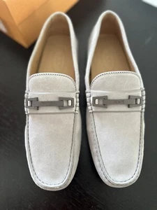Tod's Hombre Verano Mocasines Beige Reino Unido 9.5 Gamuza - Imagen 1 de 10