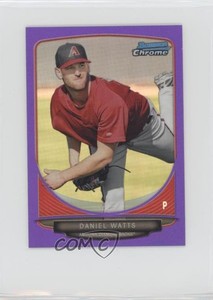 2013 Bowman Chrome Minis Purple Refractor /5 Daniel Watts #162