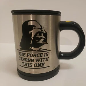The Force Is Strong With This One Feel The Force Electric Stir Coffee Mug Darth  - Picture 1 of 12