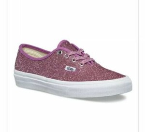 purple glitter vans womens