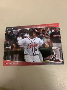 Caleb Gindl 2018 Richmond Flying Squirrels Team Card