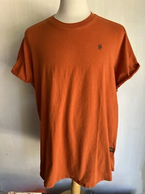 Camiseta Oficial Hombre G-STAR RAW (2024) Naranja Quemado LASH RT S/S Talla 2XL Foto 1 de 4