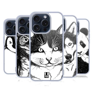 HEAD CASE ANIMAUX DESSINÉS À MAIN ÉTUI COQUE EN GEL POUR APPLE iPHONE TÉLÉPHONES - Photo 1 sur 12