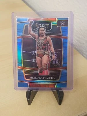 2022 WWE Panini Select MEIKO SATOMURA  CONCOURSE BLUE PRIZM /299 - Image 1 of 3