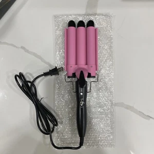 Curling Iron, 5 in 1 Curling Wand Set with 1" 3 Barrel Hair Crimper Hair Waver - Picture 1 of 4