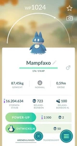 🥚Pokémon Mampfaxo Munchlax Pokedex #446 4. Gen Intercambio Sinnoh Poke Baby Ei Go  - Imagen 1 de 1