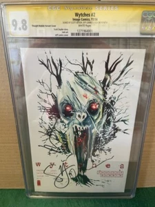 WYTCHES #2 THOUGHT BUBBLE VARIANT CGC SS 9.8 (SIGNED SNYDER, LEMIRE & JOCK) - Picture 1 of 1