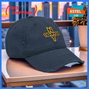 Gorra de béisbol vintage de Nueva York - Sombrero de papá angustiado - Regalo de amantes de Nueva York - Patriótica - Imagen 1 de 20