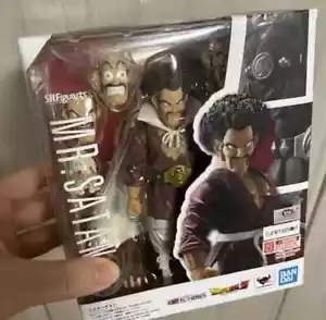 Figura de acción pintada S.H.Figuarts Mr.Satan Dragon Ball Z Bandai SHF juguete en caja - Imagen 1 de 2