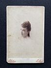 Antique St. Louis Missouri Identified Pretty Woman Cabinet Photo Card