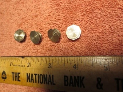 Vintage Belais 14K White Gold Front Cufflinks Art Deco - Image 1 of 4