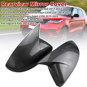 Carbon Fiber Mirror Cover Caps 2pcs For Range Rover Velar/Evoque/Discovery Sport - Bild 1 von 7