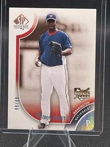 2009 SP Authentic - Shairon Martis #148 (RC) 89/99 RARE CARD - Picture 1 of 4