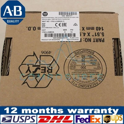 New Sealed AB 1762-L24BWA MicroLogix 1200 24Point Controller 1762L24BWA - Image 1 of 4