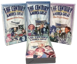"The Century That Made America Great" Reader's Digest & CBS 3-Tape Set VHS 1996 - Picture 1 of 6