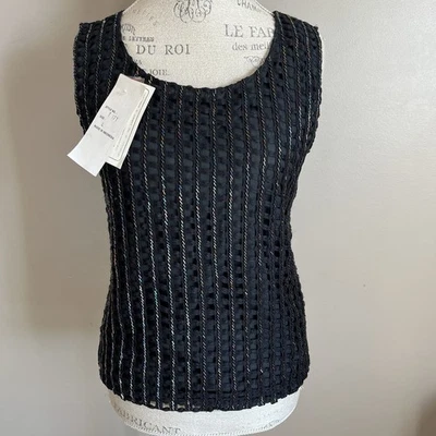 Vintage Sleeveless Iridescent Beaded Top M (actual) Dressy Holiday Whimsygoth - Image 1 of 4
