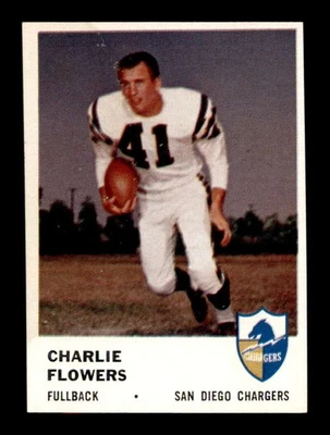1961 Fleer #156 Charlie Flowers   NM/NM+ X2984374 - Image 1 of 2