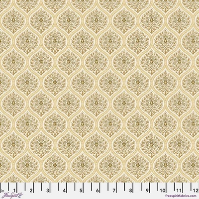 Colcha SM Madurai, dourada - Sanderson, Cáspio, 100% algodão por jarda - Imagem 1 de 3