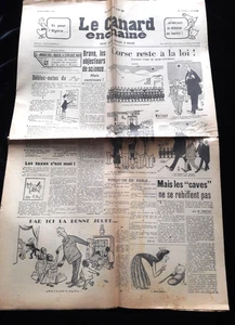 LE CANARD ENCHAINE N° 2142 11/1961 CORSE RESTE A LA LOI! POLITIQUE/FRANCE 320 - Foto 1 di 1