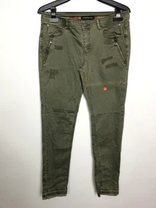 KHUJO Damen Skinny Hose Modell: Athina Grün(Olive) W30 - Picture 1 of 4